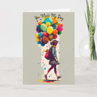 私の日を作った – ありがとう カード