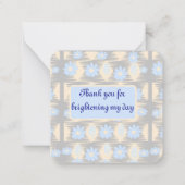 私の日を明るくしてくれてありがとう ノートカード (正面)