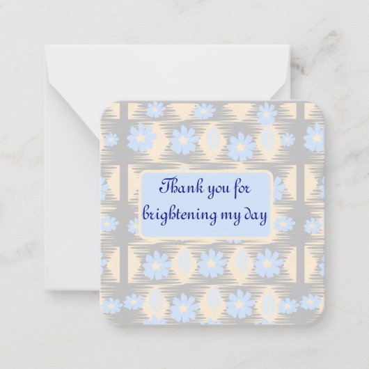 私の日を明るくしてくれてありがとう ノートカード (正面)