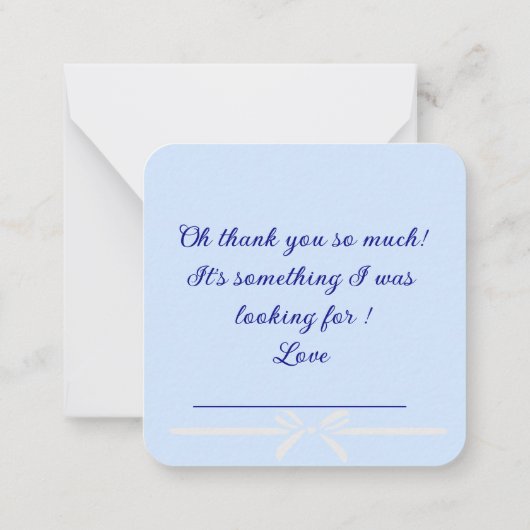 私の日を明るくしてくれてありがとう ノートカード (裏面)