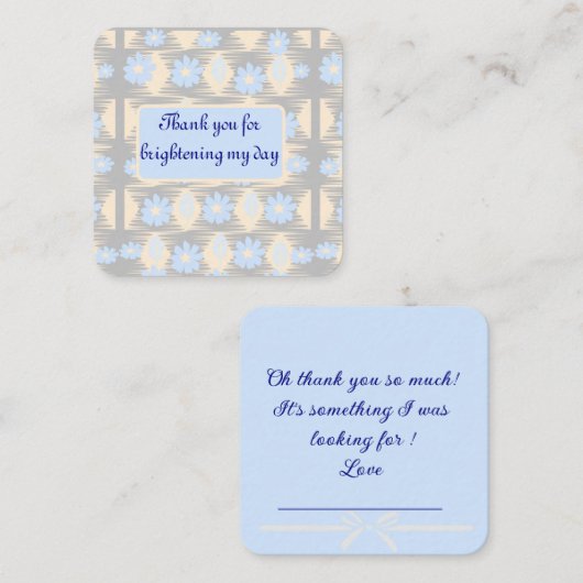 私の日を明るくしてくれてありがとう ノートカード (正面/裏面)