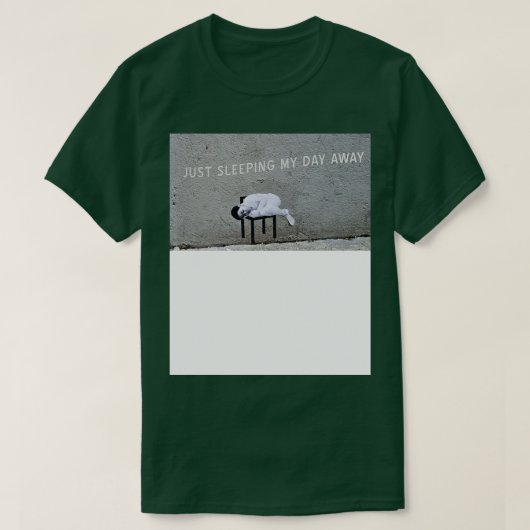 私の日を眠遠くにる Tシャツ (デザイン正面)