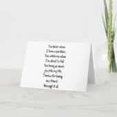 ***私の日を過ごしました***お礼申し上げます~ サンキューカード (正面)