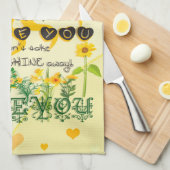 私の日光です キッチンタオル (四つ折り)