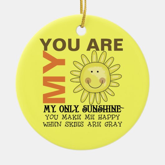 私の日光です セラミックオーナメント (正面)