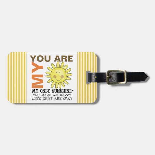 私の日光です ラゲッジタグ (正面横)