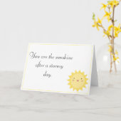 私の日光のブランクの中の挨拶状 カード (黄色い花)