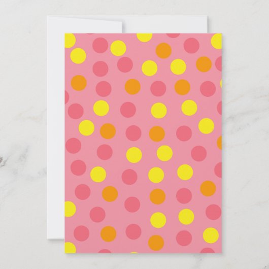 私の日光のベビーシャワー招待状-女の子です 招待状 (裏面)