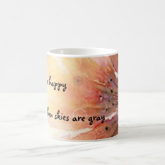 私の日光のマグです コーヒーマグカップ (中央)