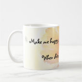 私の日光のマグです コーヒーマグカップ (左)