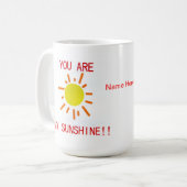 私の日光のマグです コーヒーマグカップ (正面左)