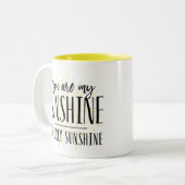 私の日光のマグのコーヒーカップです ツートーンマグカップ (正面左)