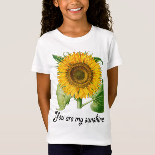 私の日光の女の子のTシャツの上のヒマワリです Tシャツ