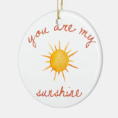 私の日光の引用文の芸術です セラミックオーナメント (左)