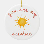 私の日光の引用文の芸術です セラミックオーナメント (裏面)