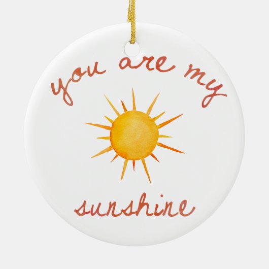 私の日光の引用文の芸術です セラミックオーナメント (裏面)