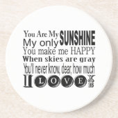 私の日光の服装およびギフトです コースター (正面)