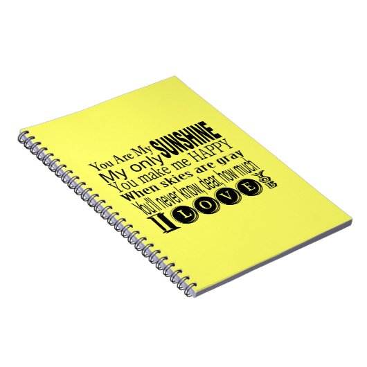 私の日光の服装およびギフトです ノートブック (右側)