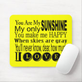 私の日光の服装およびギフトです マウスパッド (マウス)