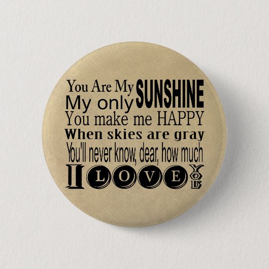 私の日光の服装およびギフトです 缶バッジ (正面)