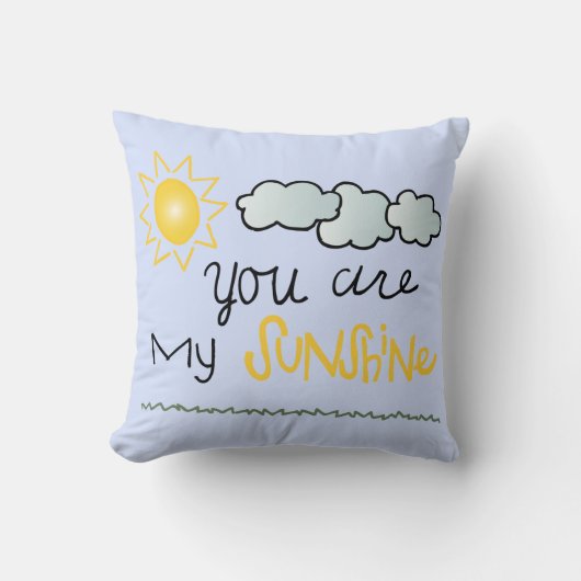 私の日光の装飾的な枕です クッション (正面)