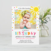 私の日光の誕生日の招待の女の子です 招待状 (スタンド正面)