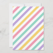 私の日光の誕生日の招待、夏です 招待状 (裏面)