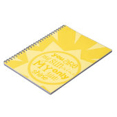 "私の日光"のノートです ノートブック (左側)