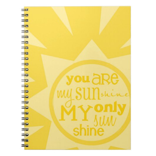 "私の日光"のノートです ノートブック (正面)