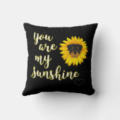 私の日光、ロットワイラーです クッション (裏面)