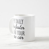 私の日常はもっと速い コーヒーマグカップ (正面左)