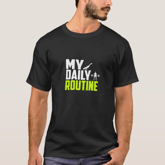 私の日常 - ジムTシャツ Tシャツ (正面)