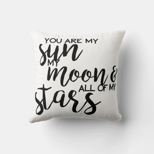 私の日曜日私の月およびすべての私の星です クッション (裏面)