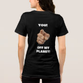 私の星から離れて トライブレンドTシャツ (裏面)