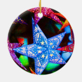 私の星!  それはほとんどクリスマスです セラミックオーナメント (裏面)