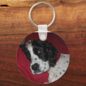 私の昼寝後…散歩に行ってもいい? キーホルダー (正面)