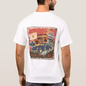 私の時代に戻って レトロな懐かしさTシャツ Tシャツ (裏面)