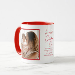 私の時代に私たちの初めてのクリスマスホリデーシーズンギフト マグカップ