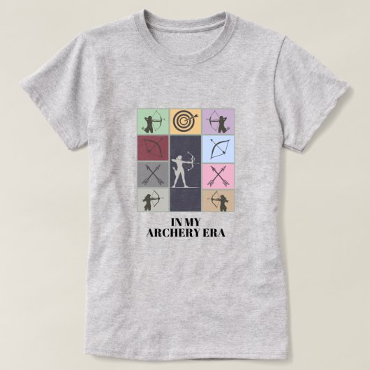 私の時代のアーチェリー Tシャツ (デザイン正面)