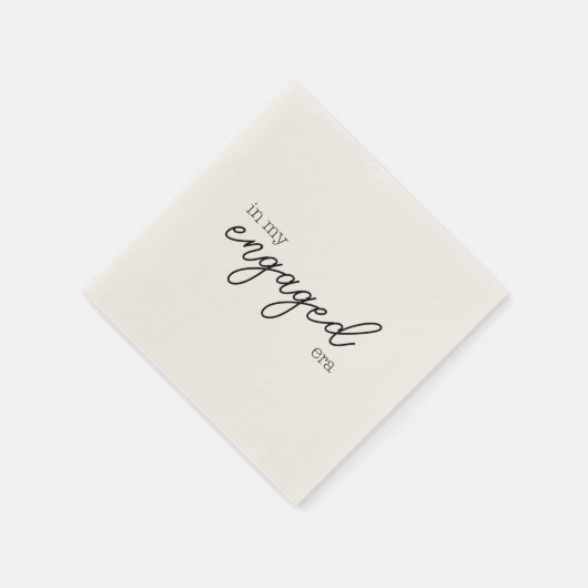 私の時代のカクテル婚約したナプキン スタンダードカクテルナプキン (角)