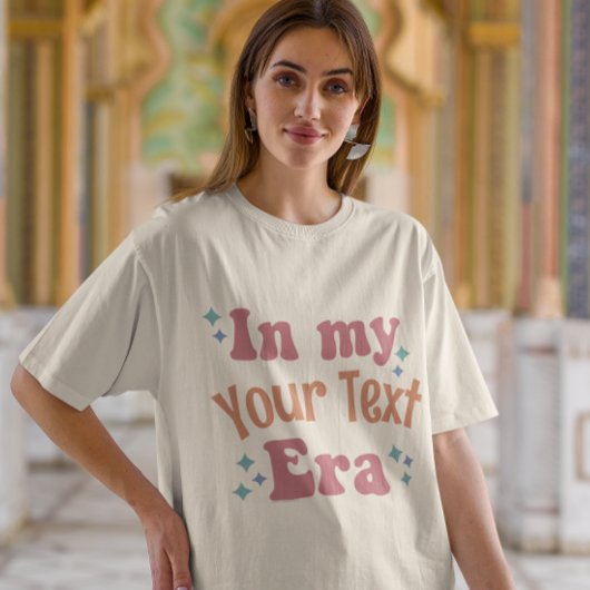 私の時代のパーソナライズされた引用文 Tシャツ