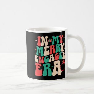 私の時代メリーにGroovy婚約したクリスマスの結婚花嫁 コーヒーマグカップ