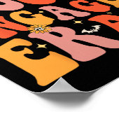 私の時代不気味に婚約したGroovyの結婚花嫁ホール ポスター (角)