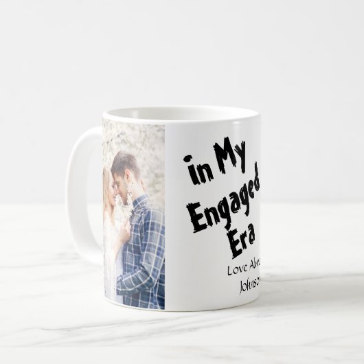 私の時代婚約したアイスコーヒースグラス コーヒーマグカップ (正面左)