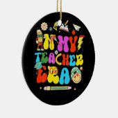私の時代教えの先生評価最高のレトロ セラミックオーナメント (右)