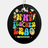 私の時代教えの先生評価最高のレトロ セラミックオーナメント (左)