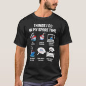 私の時間の6つの事 – クルージング愛好家 Tシャツ (正面)