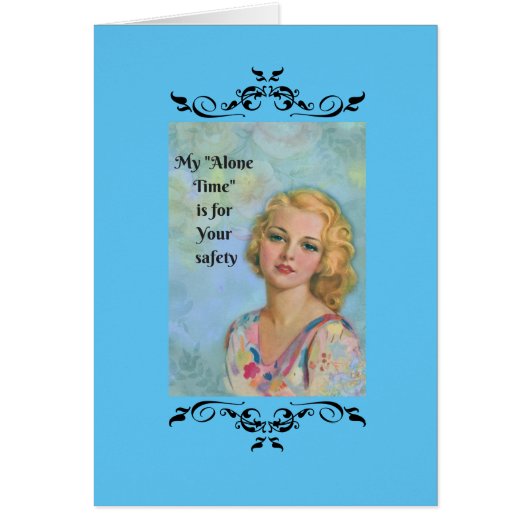 私の時間はあなたの安全ノートカードのためにある (正面)