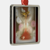 私の時間は既に遅く走っています メタルオーナメント (右)