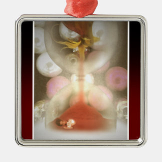 私の時間は既に遅く走っています メタルオーナメント